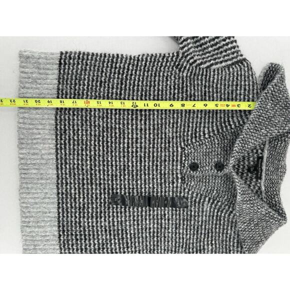 Banana Republic Sweater Sz XS Johnny Collar Wool Striped Preppy Old Money - Picture 10 of 14